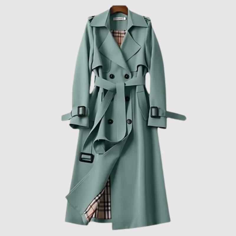 Marena | Eleganter Trenchcoat im zeitlosen Stil mit Gürtel