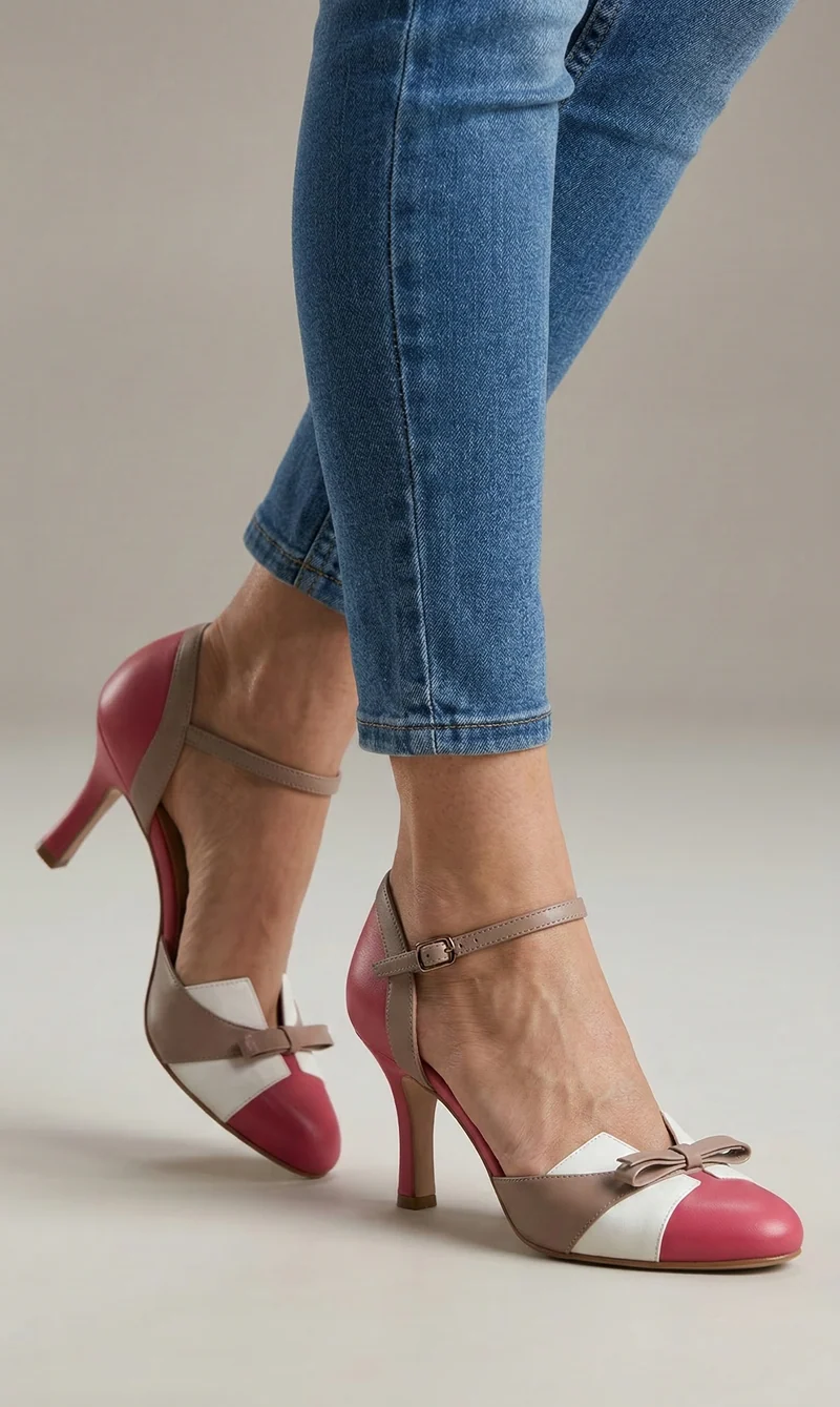 Élise | Bequeme Leder High Heels