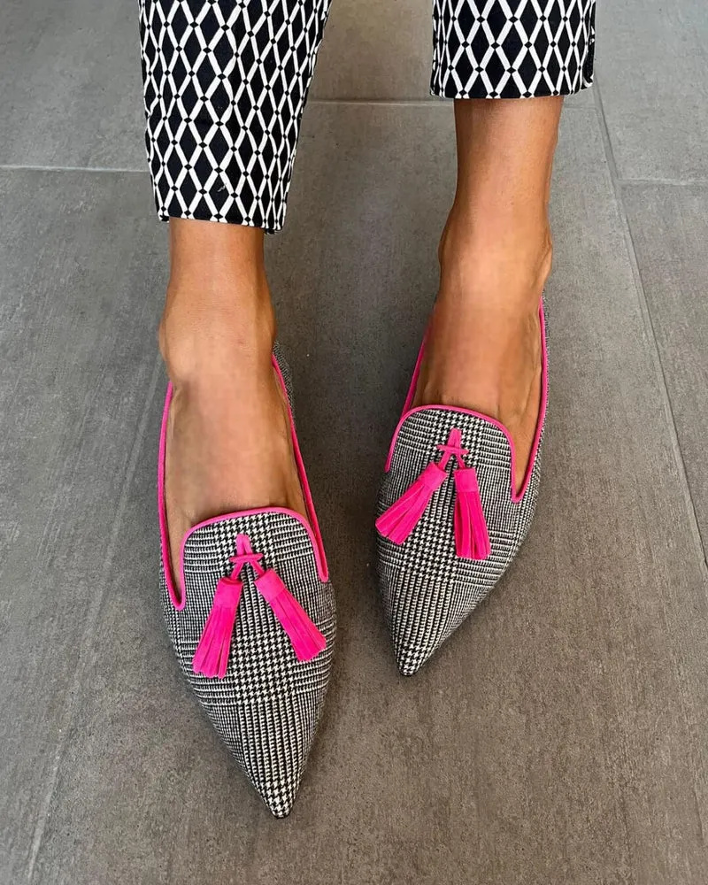 Betty - Elegante Mokassins mit Spitzenschuh