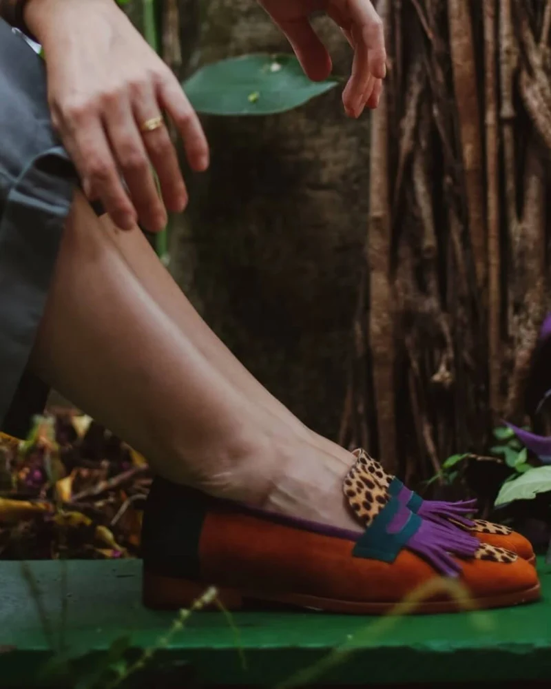 Elowen - Vibrant Safari Moccasins