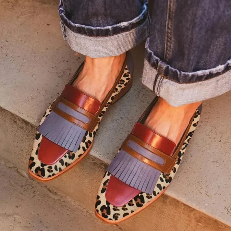 Zelda - Stilvolle Leoparden-Mokassins