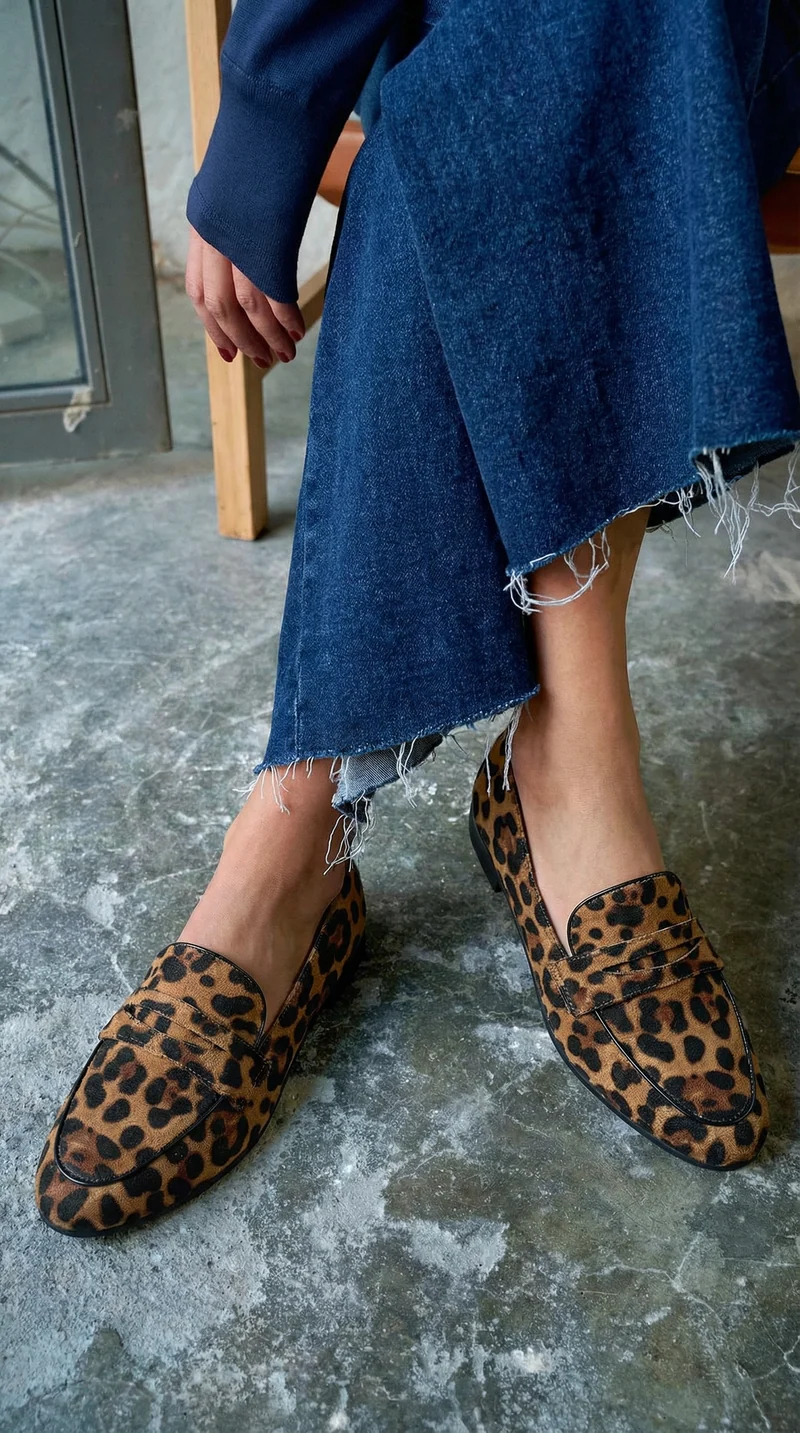 Azariah - Kühn Leopard Print Shoes