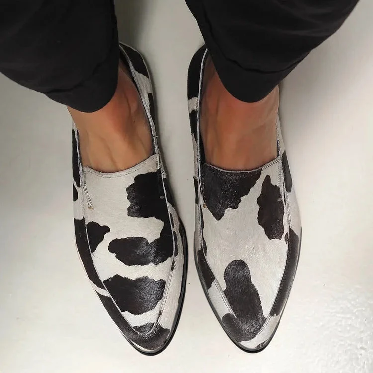 Becca - Schuhe im Kuhmuster