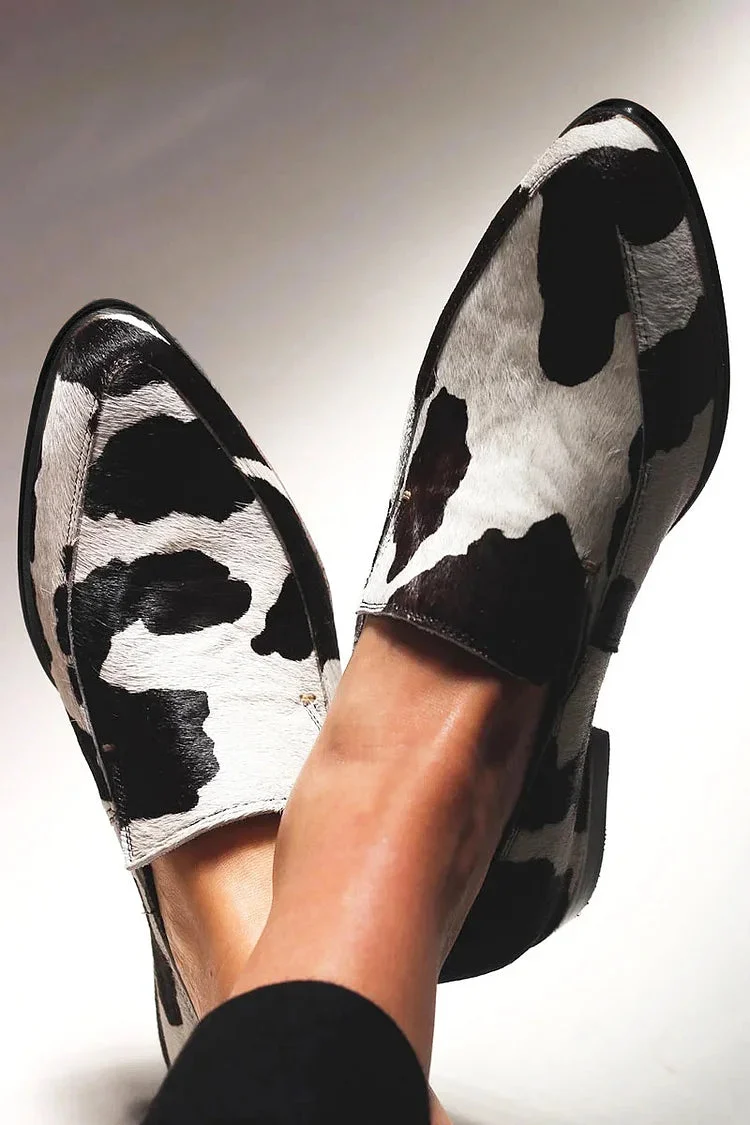Becca - Schuhe im Kuhmuster