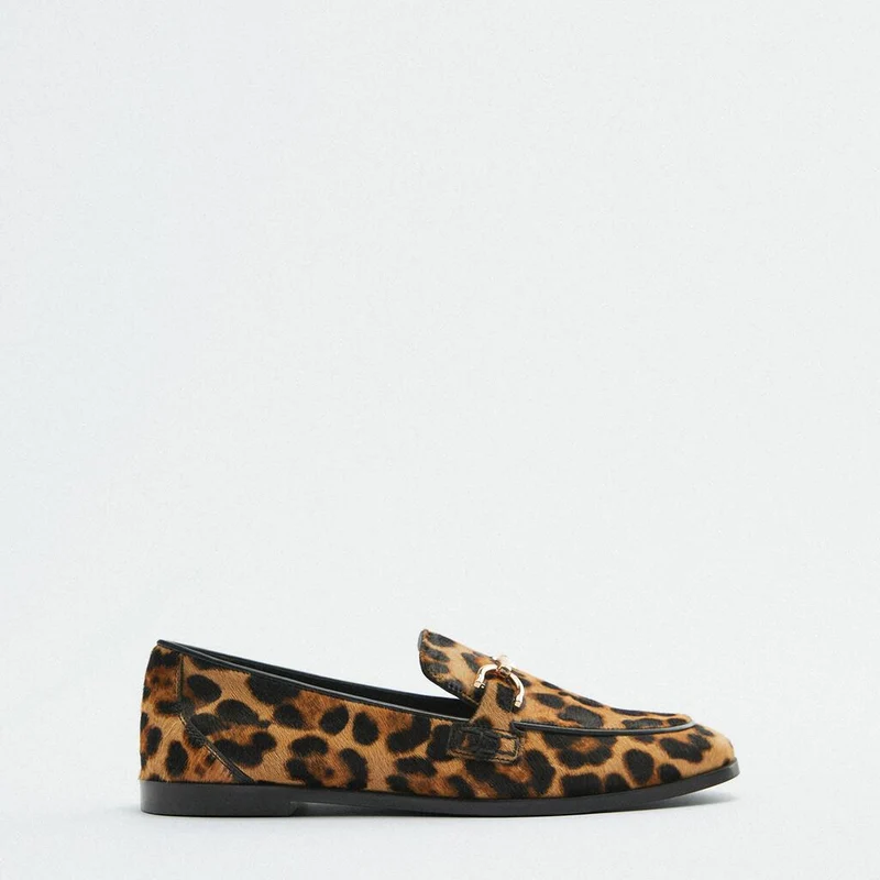 Adrianna - Elegante Leoparden-Mokassins