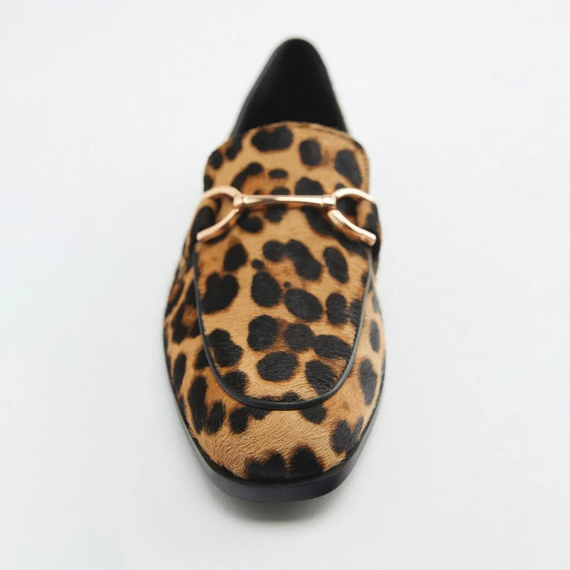 Adrianna - Elegante Leoparden-Mokassins