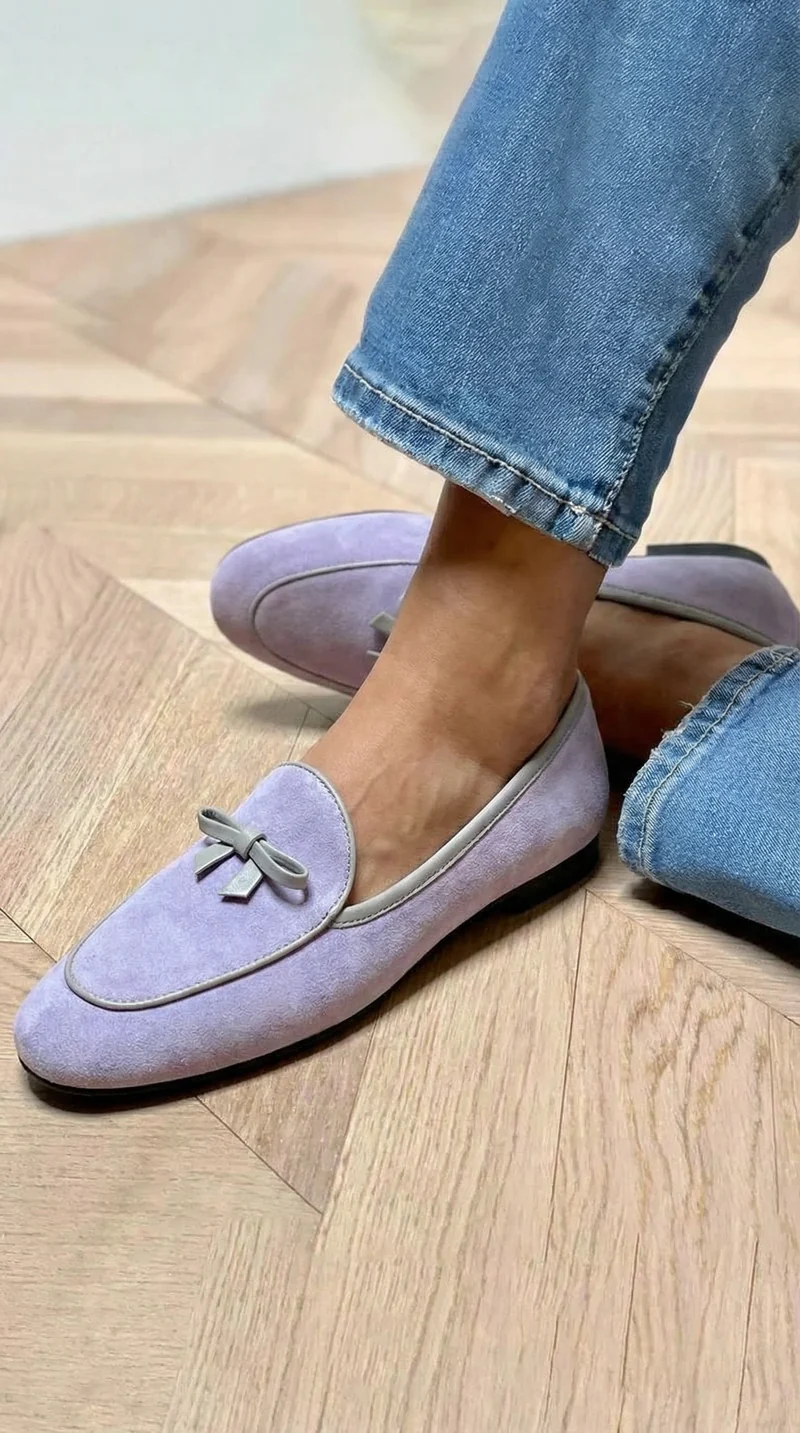 Geneviève - Elegante Ballerinas mit Schleife