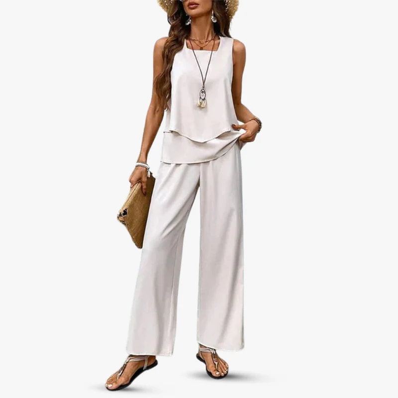 Amara™ – Premium Zweiteiliges Set mit Ärmellosem Top und Hose