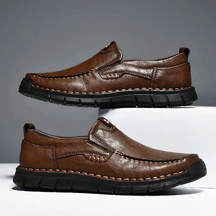 Vito™ - Handgemachte orthopädische Leder-Mokassins
