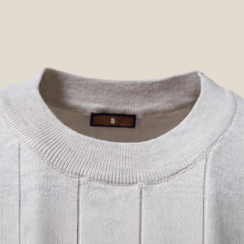 Torino™ - Geripptes Strick-T-Shirt