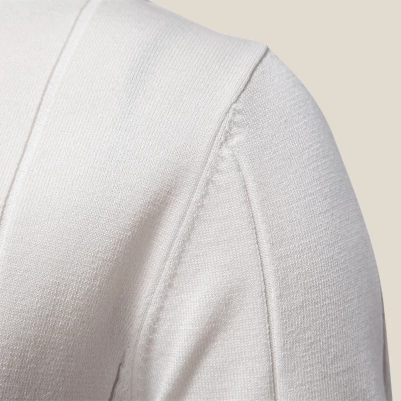 Parma™ - Geripptes Zip-Polo mit Ärmelstreifen