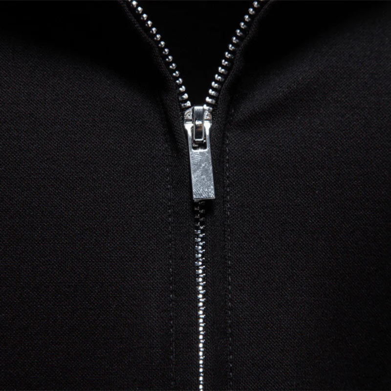 Trento™ - Sportliches Zip-Polo mit Streifendetails