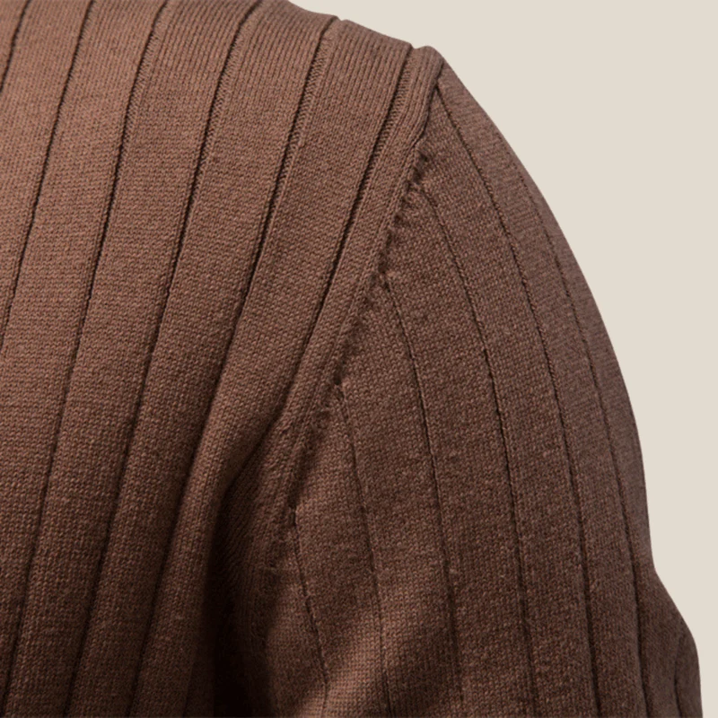 Lucca™ - Strickpolo mit Kontrastkragen
