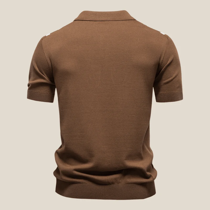 Siena™ - Klassisches Strickpolo mit Streifen