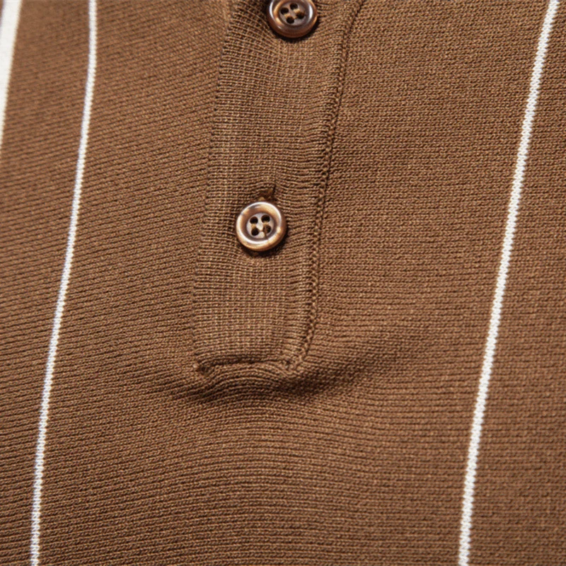 Siena™ - Klassisches Strickpolo mit Streifen