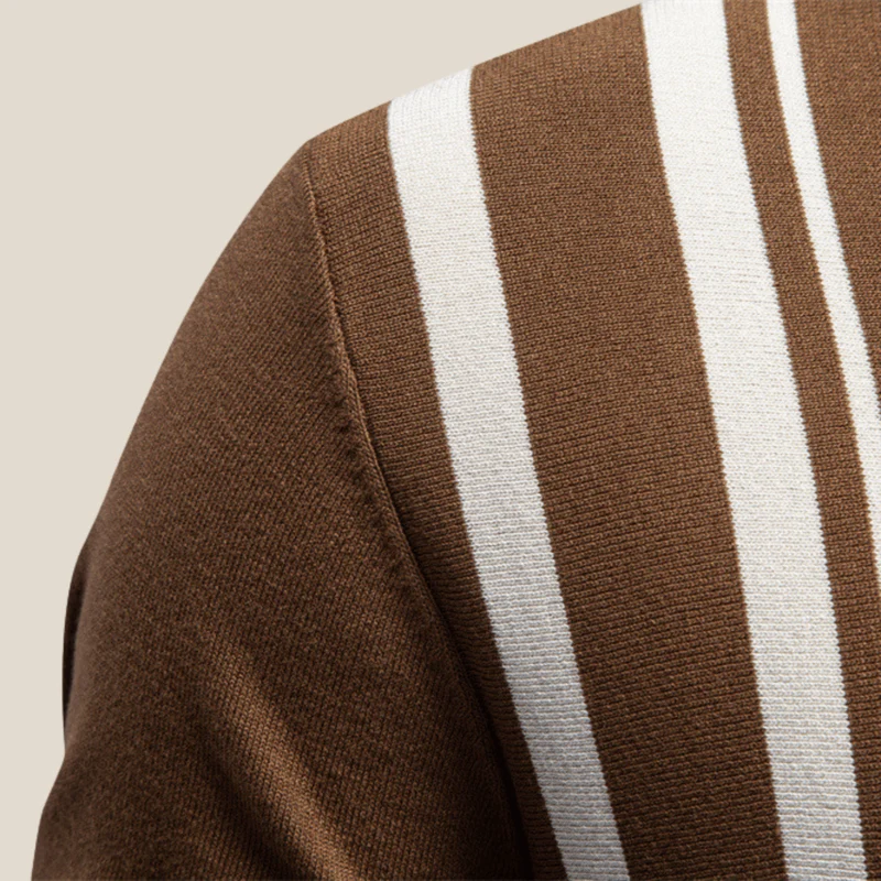 Siena™ - Klassisches Strickpolo mit Streifen