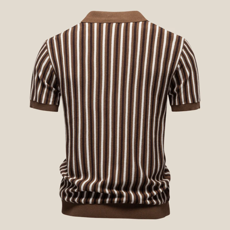 Verona™ - Gestreiftes Retro-Strickpolo