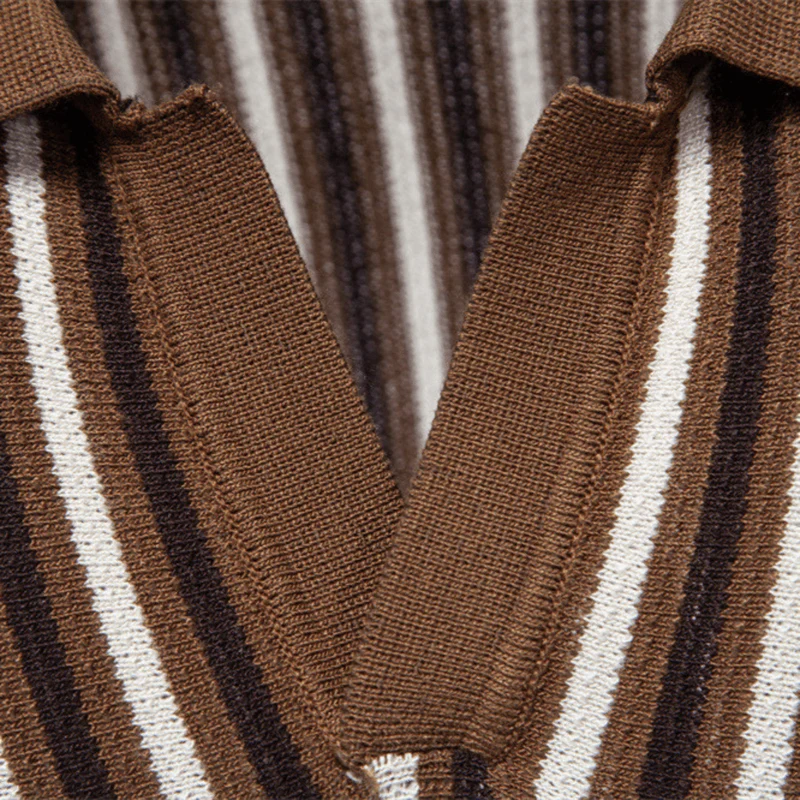 Verona™ - Gestreiftes Retro-Strickpolo