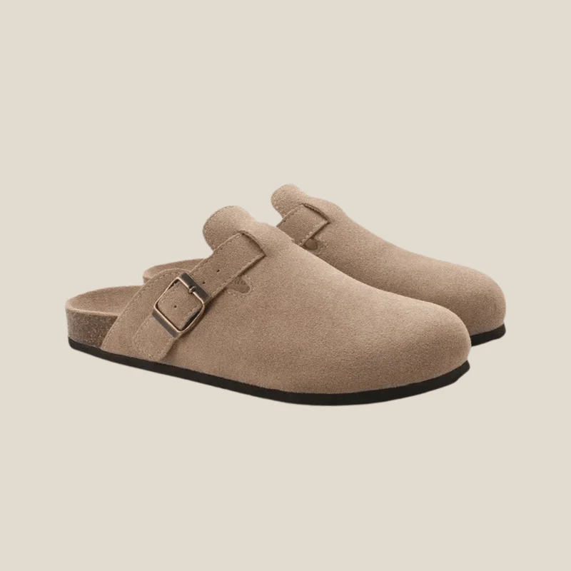 Luke™ - Herren Wildleder Clog – Bequeme Pantolette mit ergonomischem Fußbett