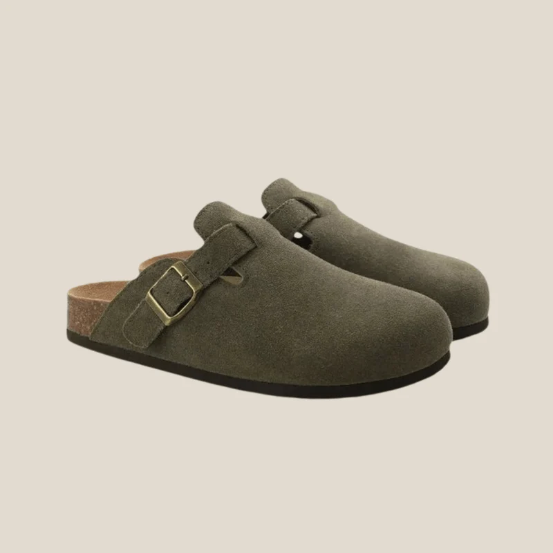 Luke™ - Herren Wildleder Clog – Bequeme Pantolette mit ergonomischem Fußbett