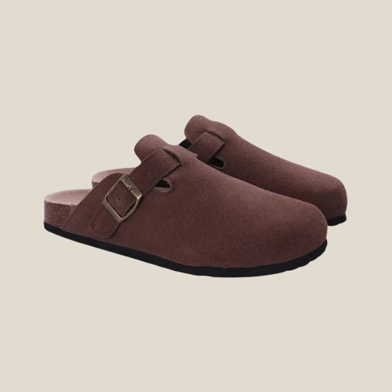 Luke™ - Herren Wildleder Clog – Bequeme Pantolette mit ergonomischem Fußbett