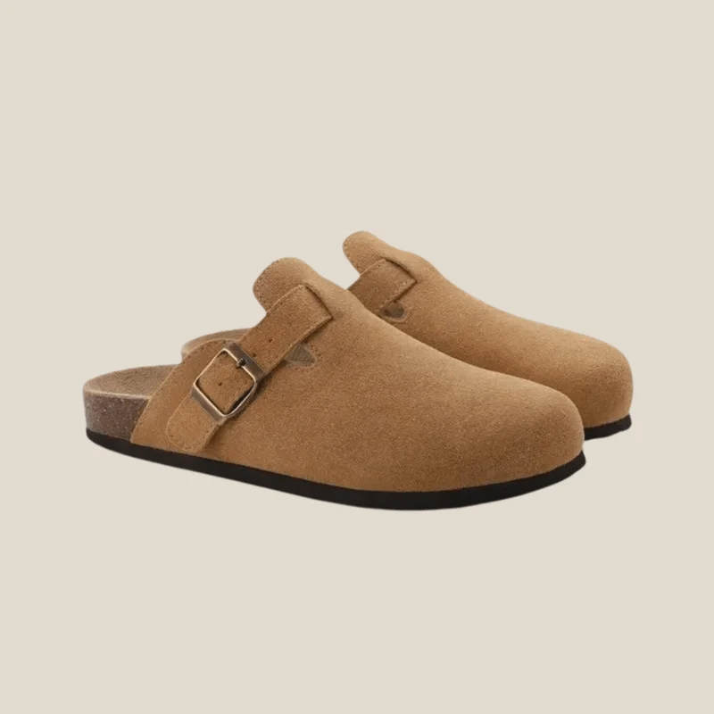Luke™ - Herren Wildleder Clog – Bequeme Pantolette mit ergonomischem Fußbett
