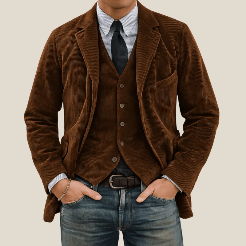 Manuel™ – Elegantes Ensemble aus Blazer und Weste