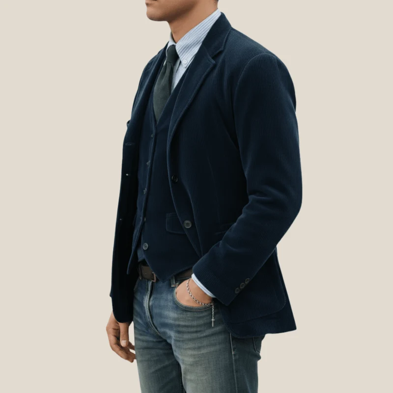 Manuel™ – Elegantes Ensemble aus Blazer und Weste