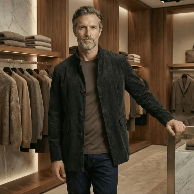 Carter™ - Elegante Jacke im Vintage-Stil für Männer