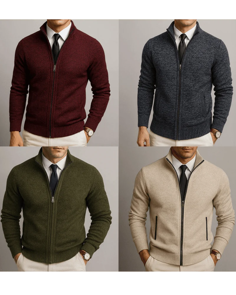 LEANDRO™ - MERINOWOLLE CARDIGAN