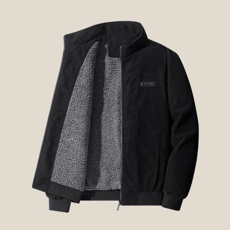 Remy™ – Edle Cordjacke mit wärmendem Fleece-Futter