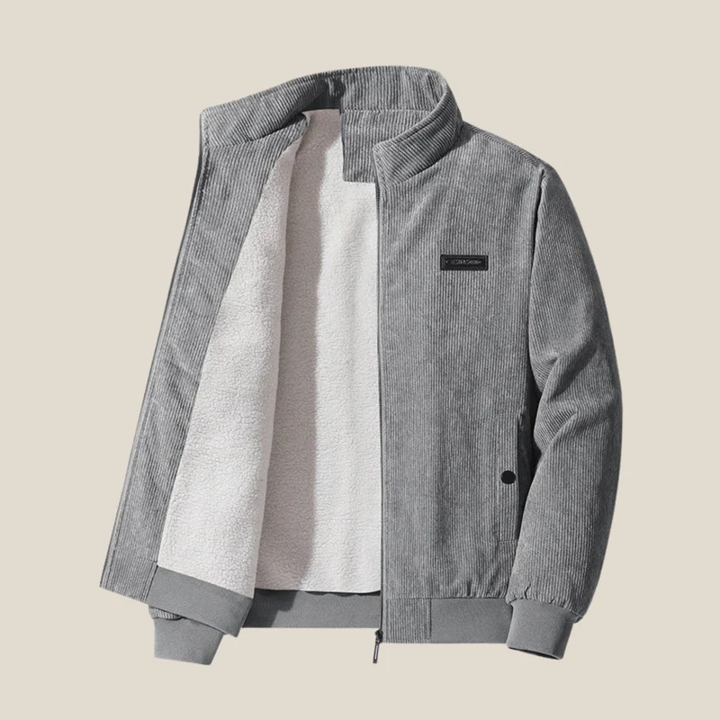 Remy™ – Edle Cordjacke mit wärmendem Fleece-Futter