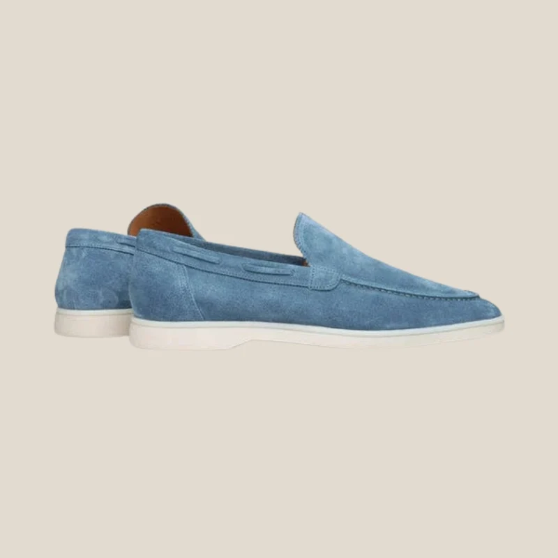 Venezia™ – Elegante Loafer aus Premium-Suede in Hellblau