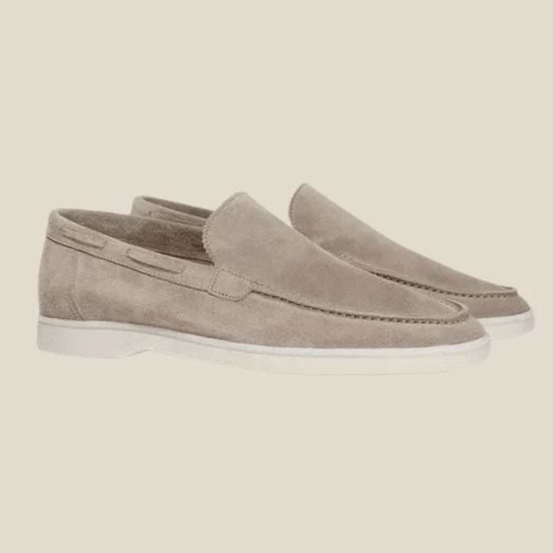 Capri™ – Elegante Premium-Suede-Mokassins in Beige