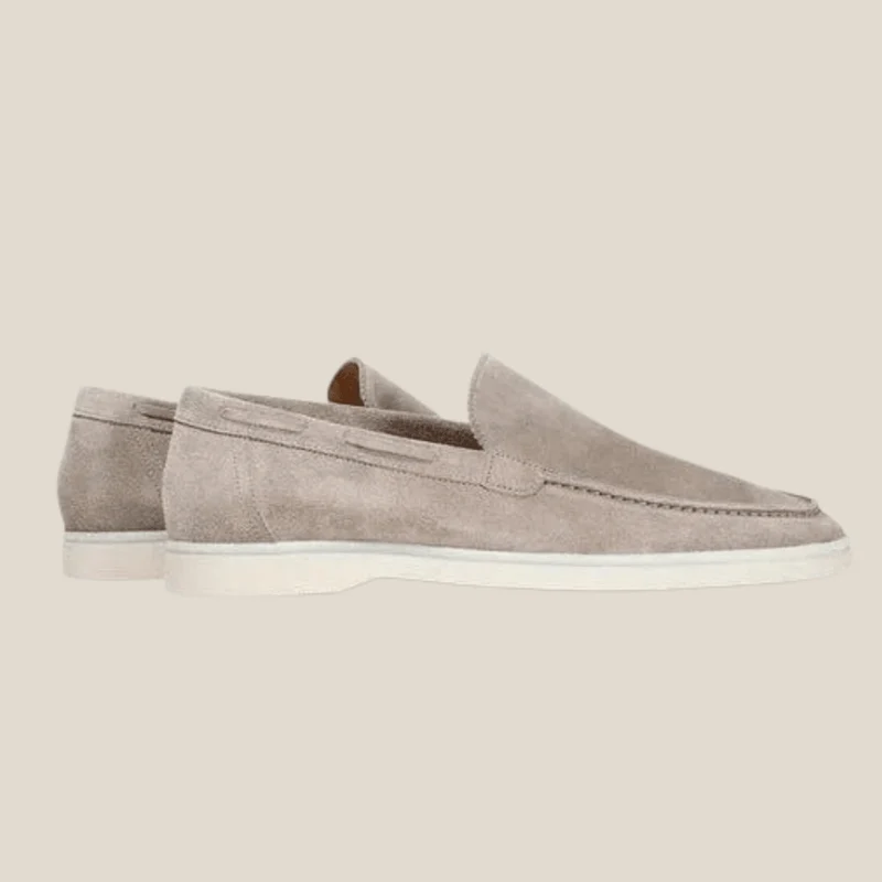 Capri™ – Elegante Premium-Suede-Mokassins in Beige