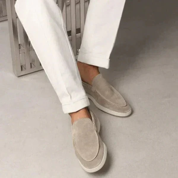 Capri™ – Elegante Premium-Suede-Mokassins in Beige