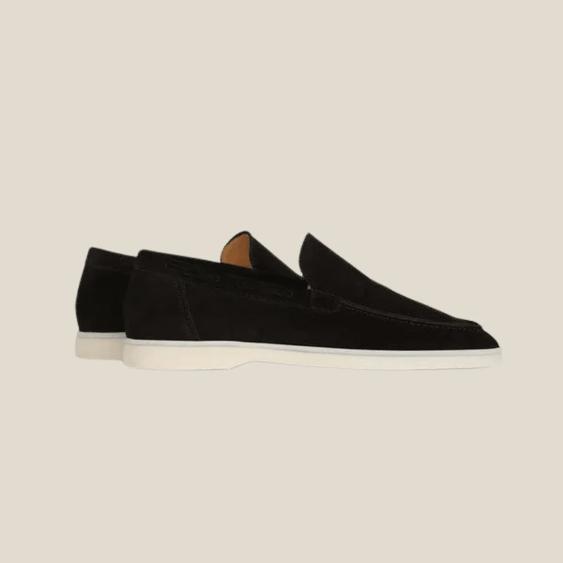 Brescia™ – Elegante Premium-Suede-Mokassins in Schwarz
