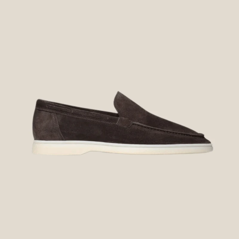Corso™ – Edle Mokassins aus dunkelbraunem Premium-Suede