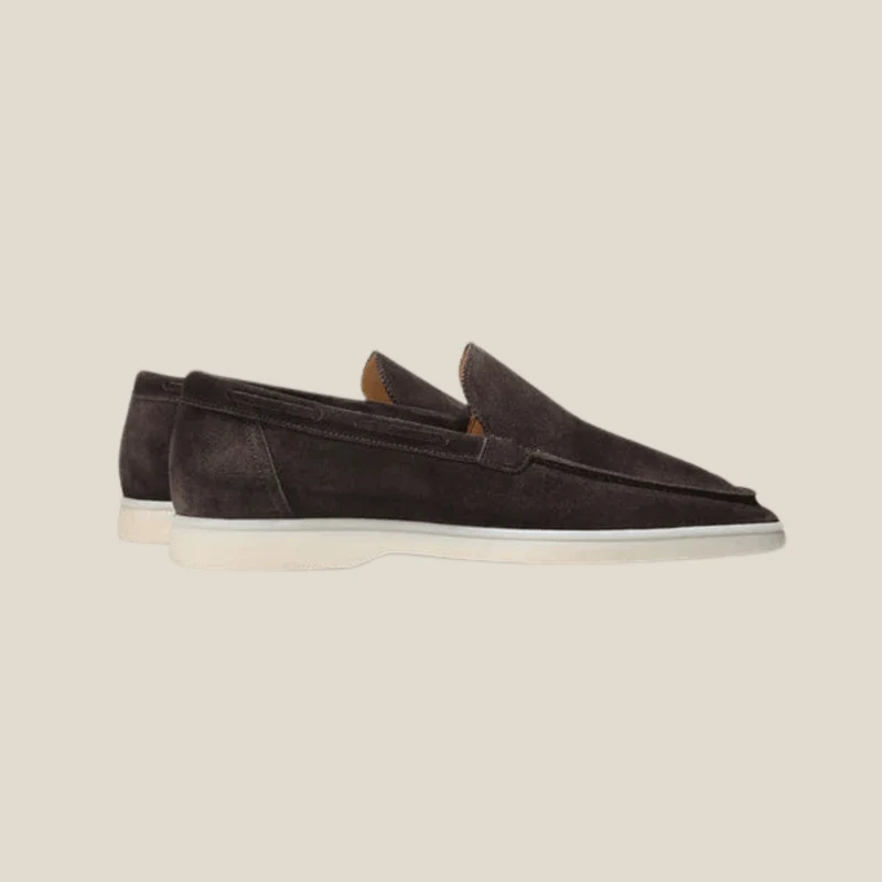 Corso™ – Edle Mokassins aus dunkelbraunem Premium-Suede