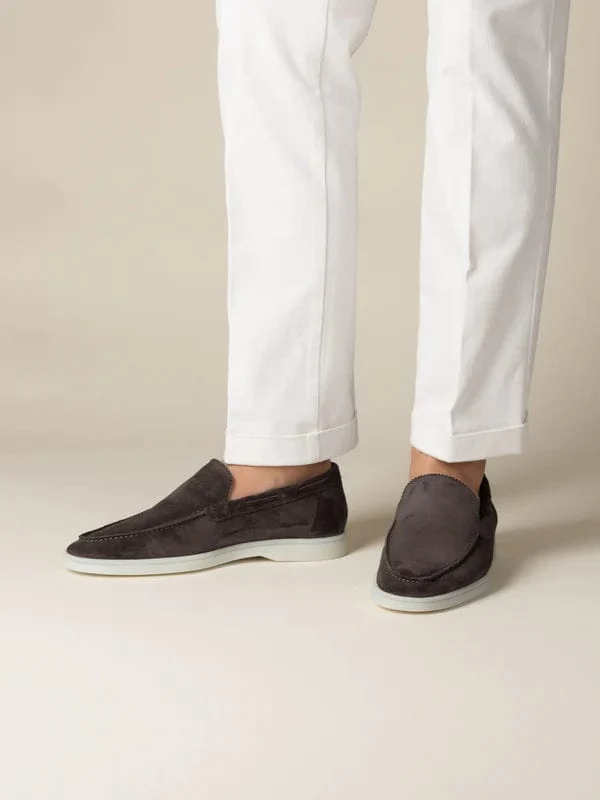 Corso™ – Edle Mokassins aus dunkelbraunem Premium-Suede