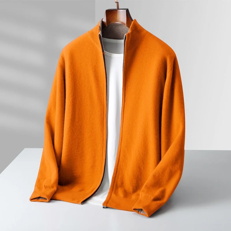 Dumont Lyon™ – Feinstrick-Cardigan mit durchgehendem Reißverschluss
