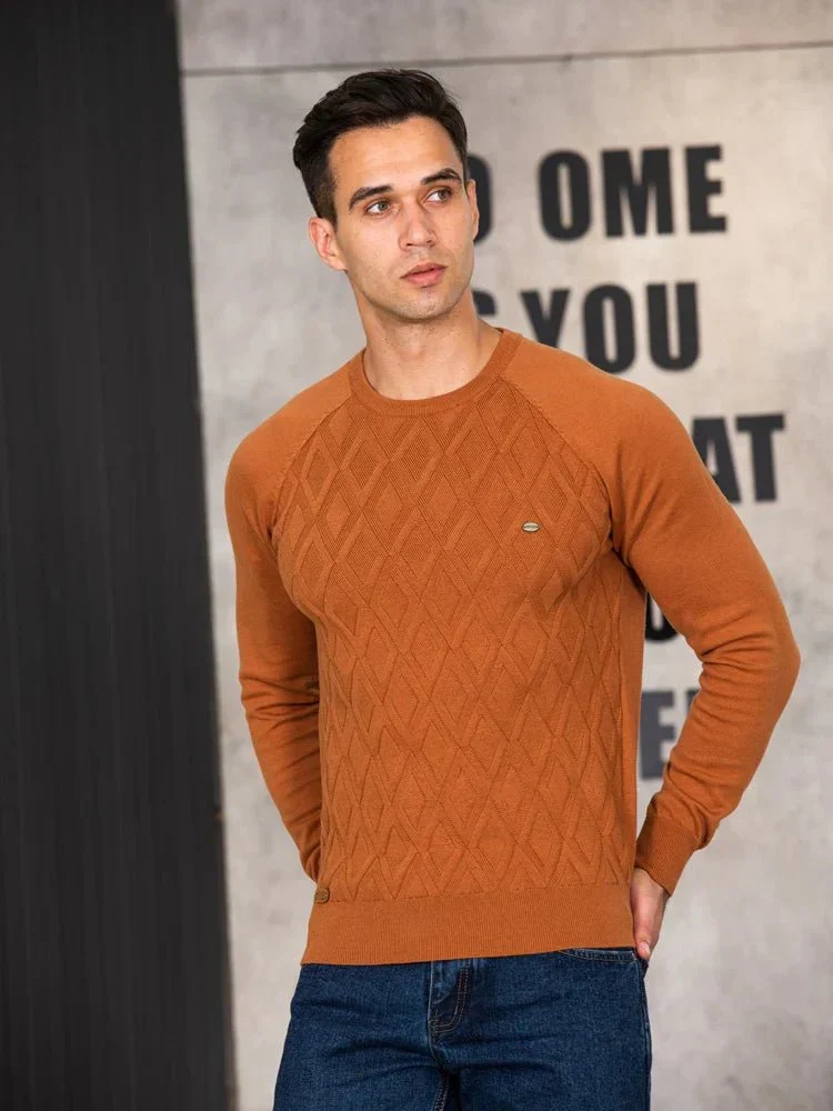 Alexandre™ – Eleganter Herrenpullover aus feinem Baumwollgarn