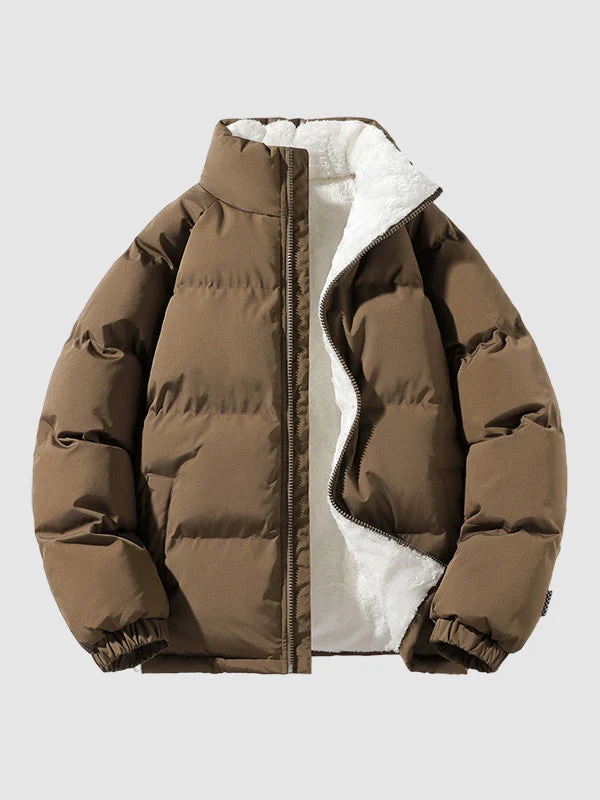 Herren Jacke | Gepolsterte Struktur mit Kapuzenanbindung