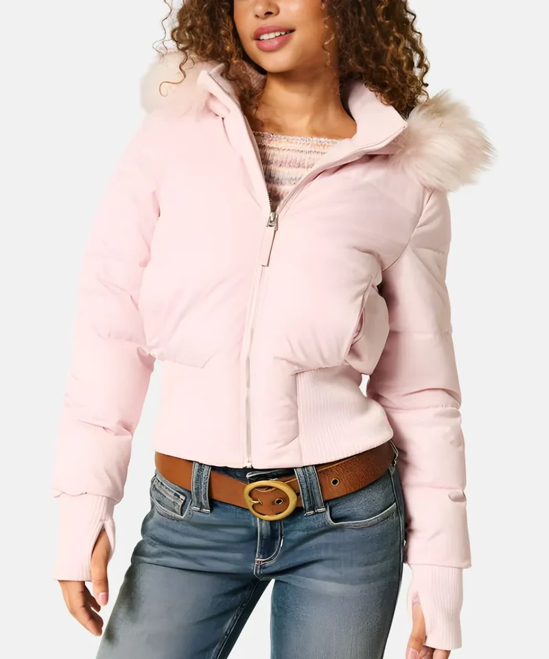 Damen Jacke | Abnehmbare Kapuze mit elastischen Bündchen