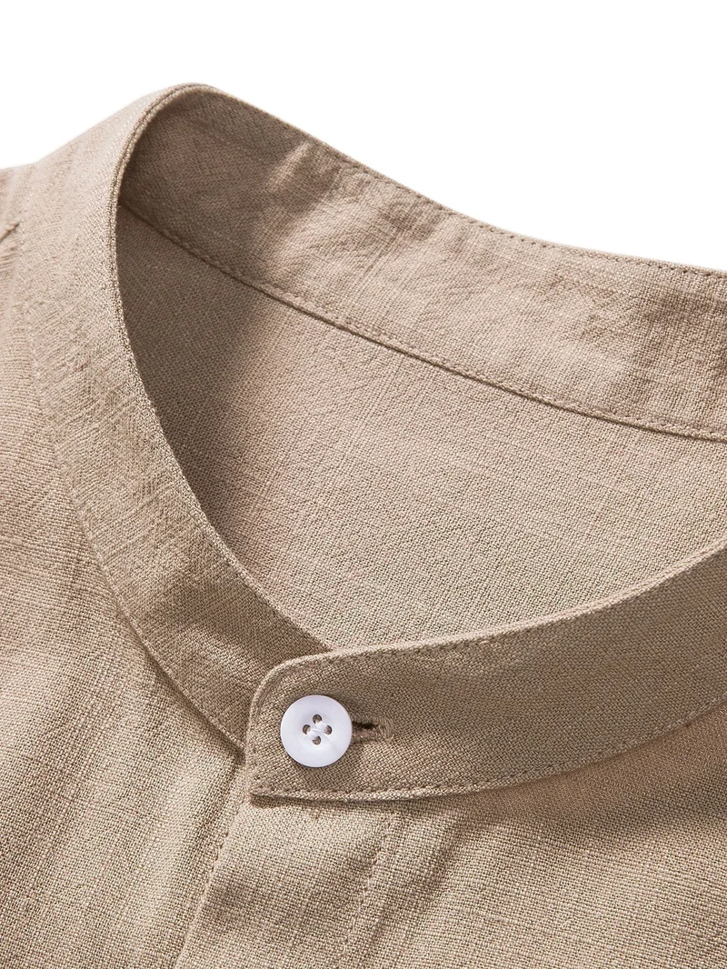 Herren Set | Hemd mit Stehkragen und Hose mit geradem Bund