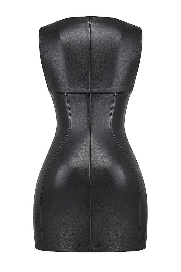Damen Kleid | mini Ausführung mit ärmellosem Schnitt