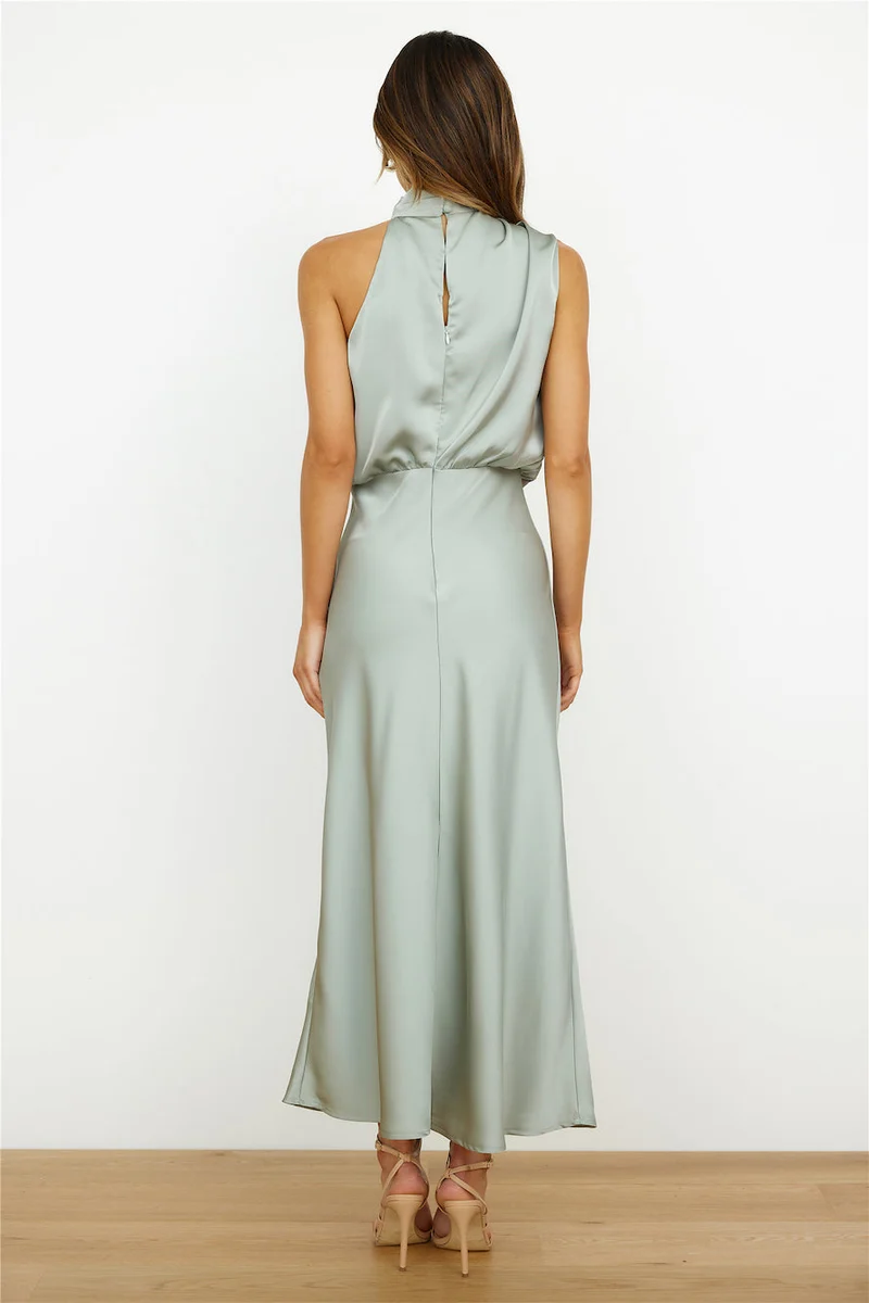 Damen Kleid | midi-Länge mit asymmetrischer Halslinie