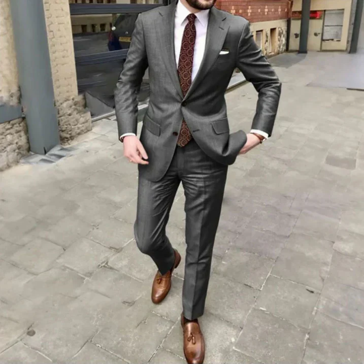 Herren Anzug | zweiteiliges Set mit Jacke und Hose