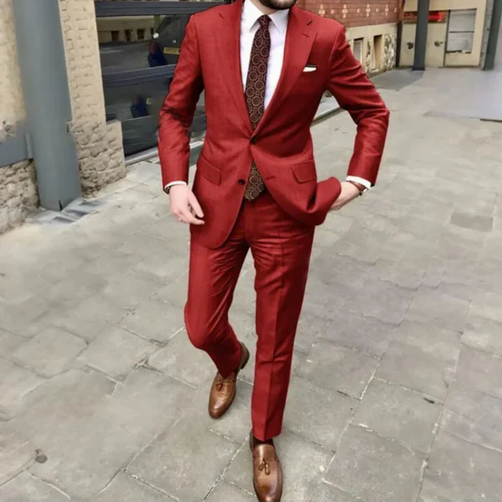 Herren Anzug | zweiteiliges Set mit Jacke und Hose
