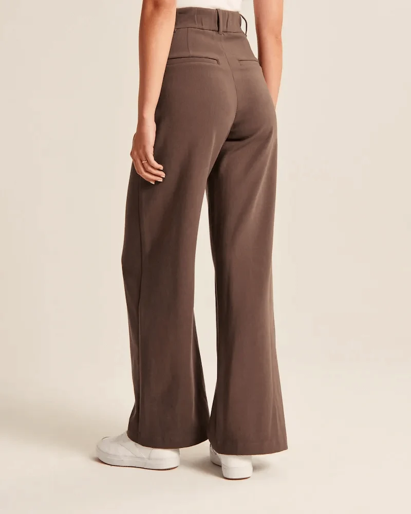 Damen Pantalon | Weite Beine mit hoher Taille